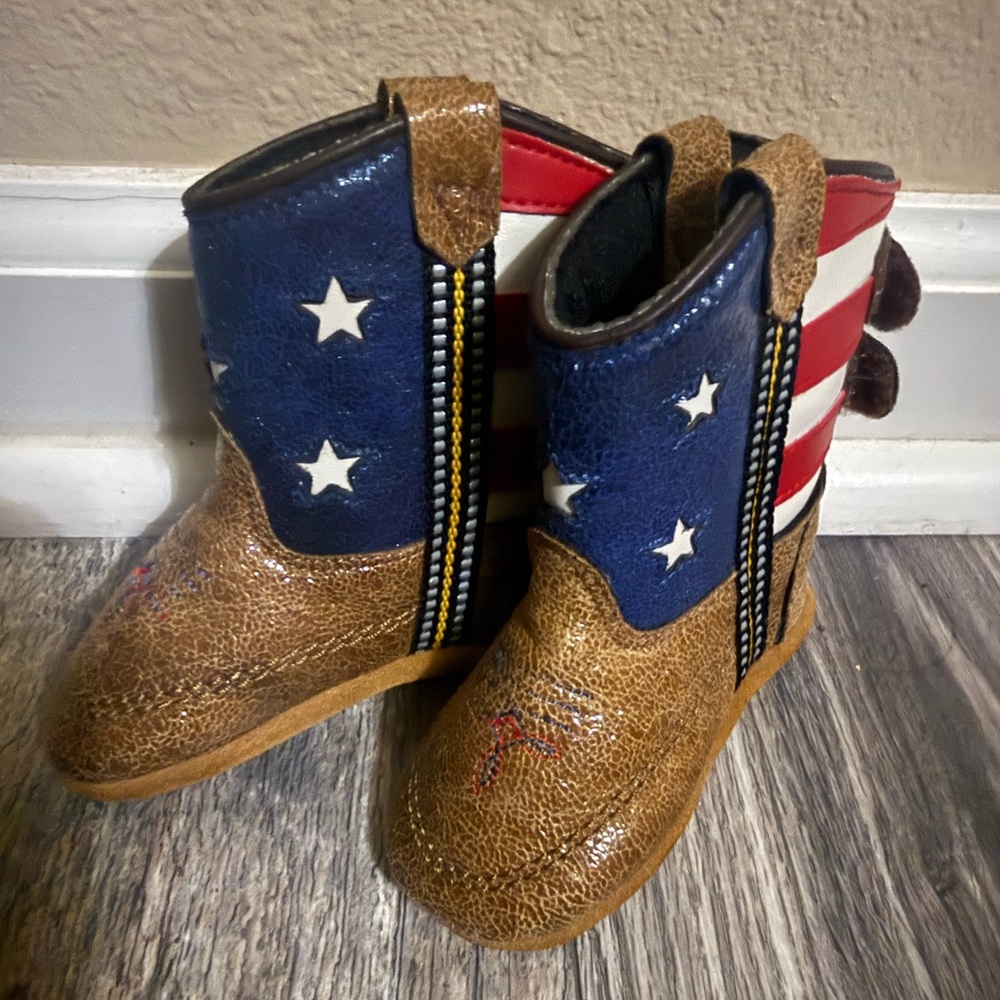 Kids Starry Stripes Boots